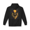 Wolverine Graphic Hoodie — Yellow Claw Hero Back Print