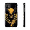 Wolverine Graphic Tough Phone Case — Yellow Claw Hero Art for iPhone