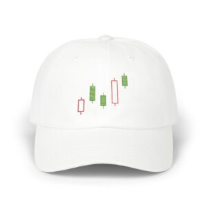 Stock Market Candlestick Dad Cap — Trader Baseball Hat